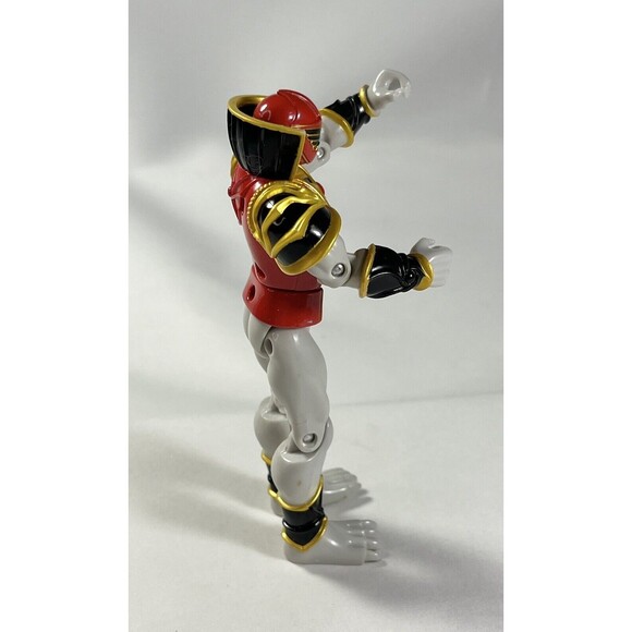 2005 Bandai Power Rangers Mystic Force Jenji Cat Red Ranger Action Figure - Picture 8 of 10